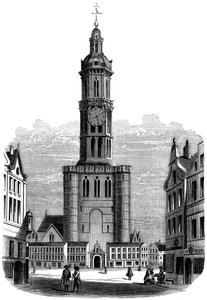 ブリュッセル市庁舎、17世紀1849 作： Unbekannt