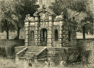 1830年、1881年のバッキンガム門。 作： Unbekannt
