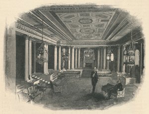 バッキンガム宮殿：マーブルホール、1886