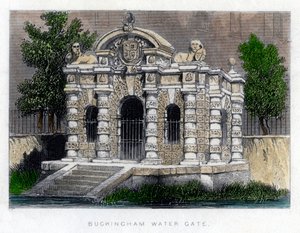 バッキンガム水門、ストランド、ロンドン、c1850 作： Unbekannt