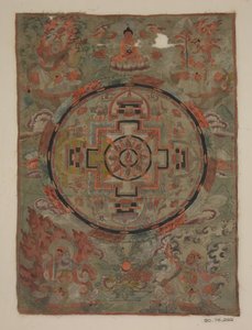 菩薩に囲まれた仏陀 19世紀 作： Unbekannt