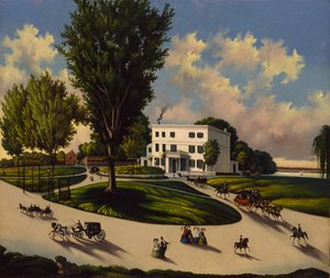 バーナムズ ホテル、カリフォルニア州。 1845年。 作： Unbekannt