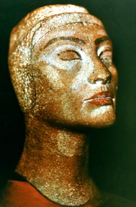 ネフェルティティの胸像、古代エジプトのファラオアクヘナテンアメンホテプ4世の女王と妻