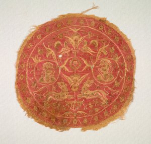 生命の木の下の胸像と動物、700年代後半から800年代。 作： Unbekannt
