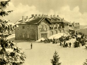 ケーブルカーの駅、ラックス山脈、ニーダーエスターライヒ州、c1935。の 作： Unbekannt