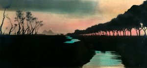 カイロ：ピラミッドへの道、c1918-c1939。 作： Unbekannt