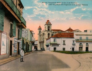 エンペドラード通り、オールドハバナ、キューバ、c1920 作： Unbekannt