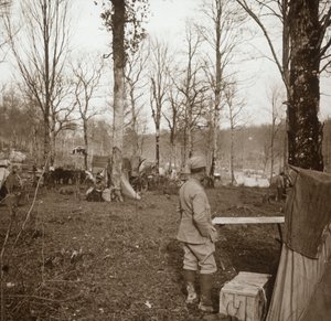 キャンプ、フランス北部、ジェニコルト、c1914-c1918 作： Unbekannt