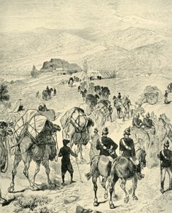 クラーム川のタルにあるロバーツ将軍のキャンプ、1901年。