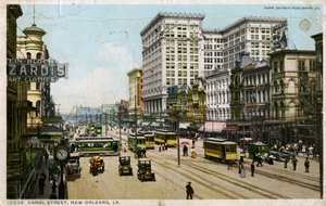 Canal Street、ニューオーリンズ、アメリカ、c1912 作： Unbekannt