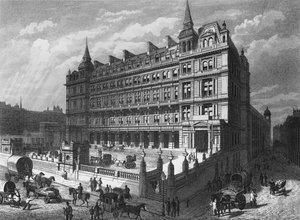キャノンストリート駅、ロンドン市、c1870 1878 作： Unbekannt