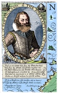 ジョン・スミス大尉、バージニア州の入植者、1624年、1893年。 作： Unbekannt