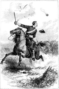 ノースロップ船長、テネシー州ノックスビルでの攻撃、南北戦争、1863年c1880 作： Unbekannt