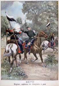 シャッシャーの船長、1870年の仏独戦争、1899年 作： Unbekannt