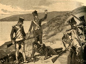 1815年のイタリア、カラブリア州のフランス元帥ヨアヒムムラートの捕虜 作： Unbekannt