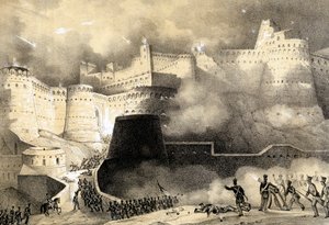 イギリス軍によるフンジー捕獲、第二次アグロ・アフガン戦争1878-80、1880年3月 作： Unbekannt