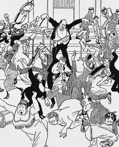 1913年3月31日、ウィーンのシェーンベルクス室内交響曲第1番の戯曲 作： Unbekannt