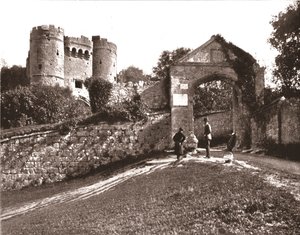 カリスブルック城、ワイト島、1894年。 作： Unbekannt
