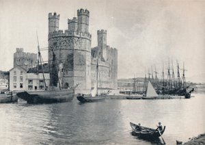 カナーボン-城、1895 作： Unbekannt