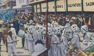 カーニバル、トリニダード、BWI、c1940年代。 作： Unbekannt