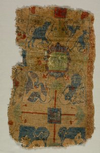 カーペットの断片、c。 1400年代。 作： Unbekannt