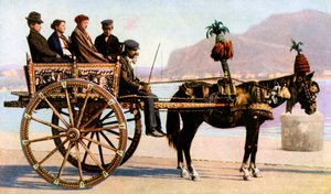 カート、パレルモ、シチリア、c1923