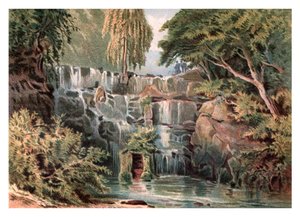 バージニアウォーターのカスケード、1880年 作： Unbekannt