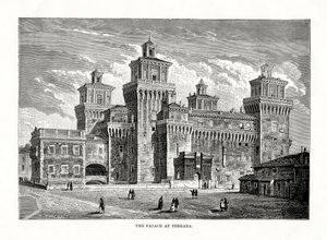 カステッロエステンセ、フェラーラ、イタリア、1879 作： Unbekannt