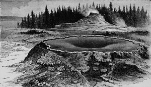 キャッスルガイザーとファイヤーベイスン、1873年、1883年 作： Unbekannt