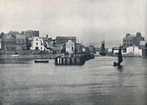 キャッスルタウン-桟橋から、ルーシェンの城を示す、1895 作： Unbekannt