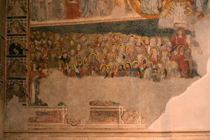 カテドラル（Catedral de Santa María）。回廊の様子。礼拝堂（サン・ブラス）。壁画。 作： Unbekannt