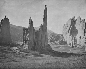 大聖堂の尖塔、神々の庭、コロラド州、米国、c1900。 作： Unbekannt