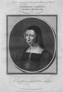アラゴンのキャサリン、ヘンリー8世の女王、1784年。 作： Unbekannt