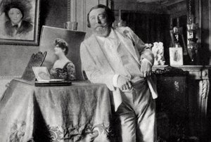 カトゥールメンデス、フランスの詩人、文学者、1906年 作： Unbekannt