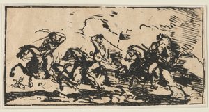 騎兵の戦い、c。 1803。 作： Unbekannt