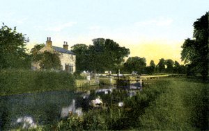 Caversham Lock、バークシャー、20世紀