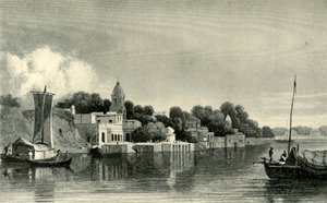 Cawnpore-ロバーツ卿の生家、1820年代、1901年。 作： Unbekannt