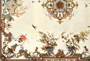 グランシンジェリーの天井、フランス、シャンティイ城、1928年。 作： Unbekannt