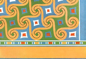 ネスパネファー彼女の墓の天井画、シェイクアブドエルクルナ、テーベ、エジプト、1928年。 作： Unbekannt