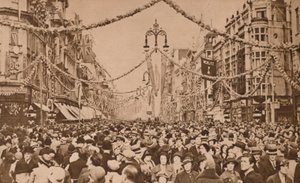 キングジョージ5世のシルバージュビリーのお祝い、ロンドン、1935年 作： Unbekannt