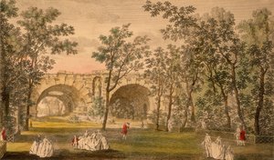 センター クロスウォーク、ヴォクスホール ガーデンズ、ロンドン、c1751 作： Unbekannt