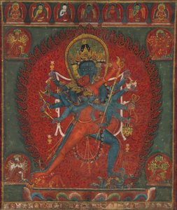 Chakrasamvara and Vajravarahi、1575–1600。 作： Unbekannt