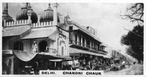 Chandni Chowk、デリー、インド、c1925 作： Unbekannt