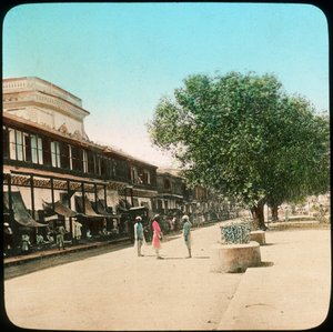 Chandni Chowk、インド、デリー、19世紀後半または20世紀初頭 作： Unbekannt
