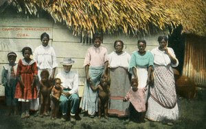 木炭倉庫、キューバ、1911年。 作： Unbekannt