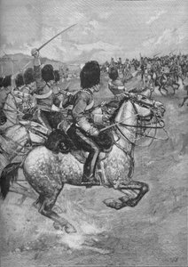 バラクラバの戦い、1854年1906年の重旅団の突撃。