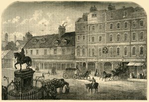 1881年に1750年にノーサンバーランドハウスからチャリングクロス。 作： Unbekannt