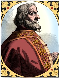 シャルルマーニュ712-814、神聖ローマ皇帝、フランク王、1849年 作： Unbekannt