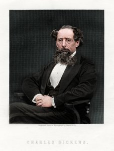チャールズディケンズ、イギリスの小説家およびジャーナリスト、1876年。 作： Unbekannt