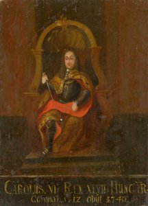 チャールズVI 1685-1740、ハンガリー国王とクロアチア、18世紀の前半。 作： Unbekannt